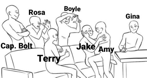 Draw The Squad Meme B99 Memes Draw The Squad Jake And Amy