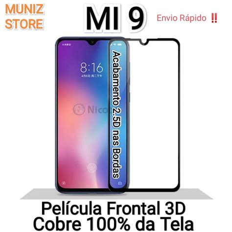 Pelicula Mi 9 Normal Xiaomi Full Cover Vidro 3d Cobre 100 Vidro