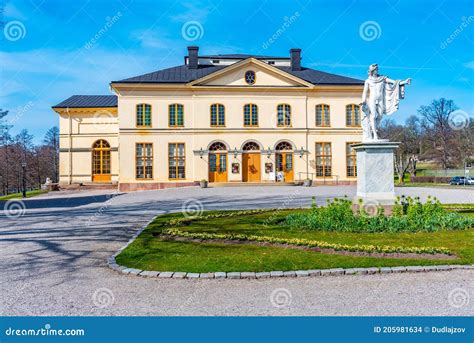 Theatre At The Grounds Of Drottningholm Palace In Sweden Stock Photo