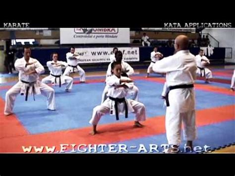 karate kata applications tsuguo sakumoto youtube