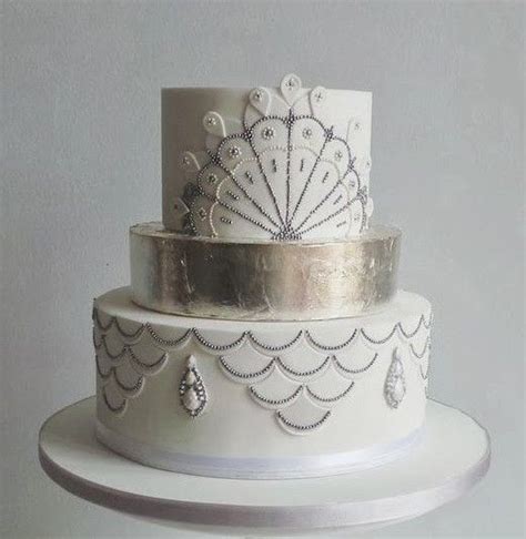 20 Deliciously Decadent Art Deco Wedding Cakes Art Deco Cake Art