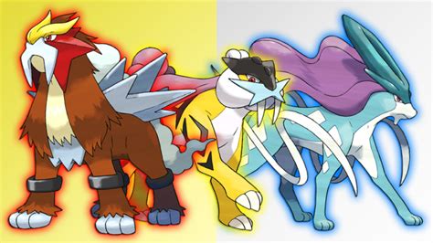 Les F Lins L Gendaires Entei Suicune Et Raikou Pok Mon Diamant