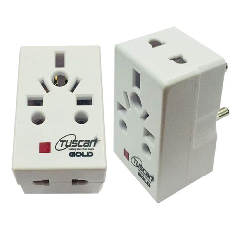 Buy Hi PLASST Multi Input 3 Way 3 Pin Plug Multicountry Input Plug