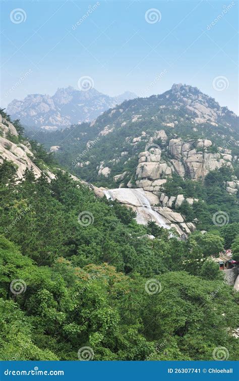 Laoshan Moutain landscape stock image. Image of mountainous - 26307741