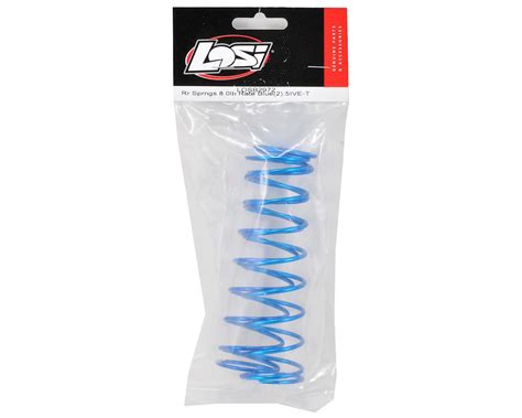 Losi Rear Shock Spring Set Blue 8 0lb 2 LOSB2972 Cars