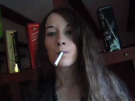 All White 120s Smoking Fetish On Twitter Brunette Smoking Virginia Slim 120s In Leather 😍