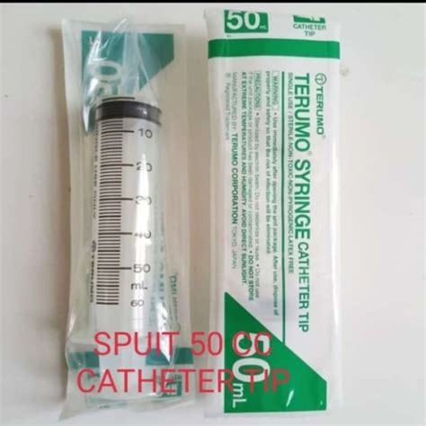 Jual Terumo Syringe Cc Spuit Ml Lubang Tengah Catheter Tip Di