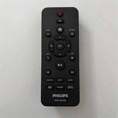 Philips DVD Player Remote Control *Missing battery lid – Retro Unit