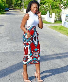 Latest Ghana Kente Ankara Styles African Print Skirt African