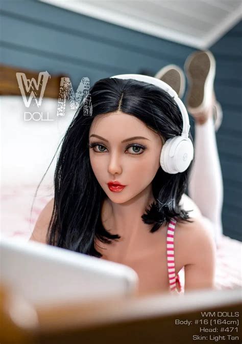 164cm 5 38ft TPE Sex Doll Body 16 WM Dolls Head 471 Implanted