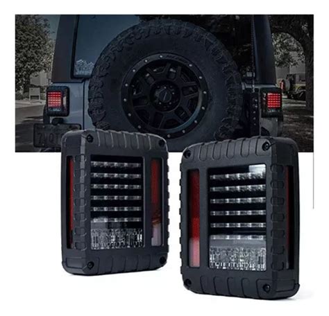 Calaveras Led Para Jeep Wrangler Jk Rubicon Sahara 2007 2016 Meses