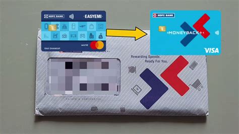 Hdfc Bank Money Back Plus Credit Card Unboxing Youtube