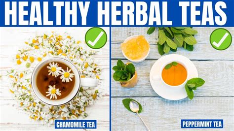 7 Healthy HERBAL TEAS You Should Try To Drink Today YouTube