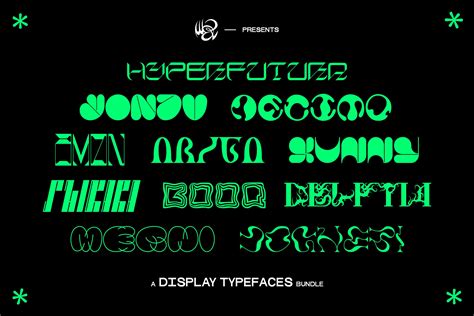 Display Typefaces Megapack 1 Fonts Creative Market