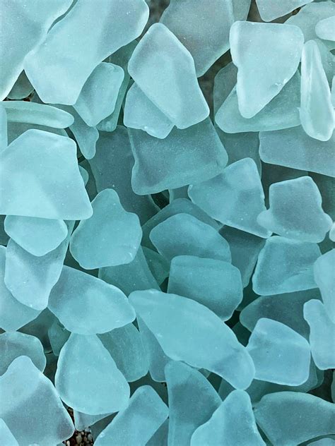 Aqua Light Aqua Sea Glass Authentic Beach Glass Real Ocean Etsy Aqua Sea Glass Light Aqua