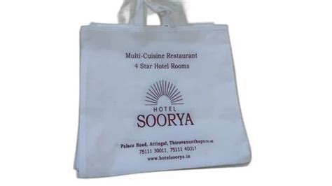 Natural Polyester Cloth Carry Bags For Shopping At 5 5 Piece In