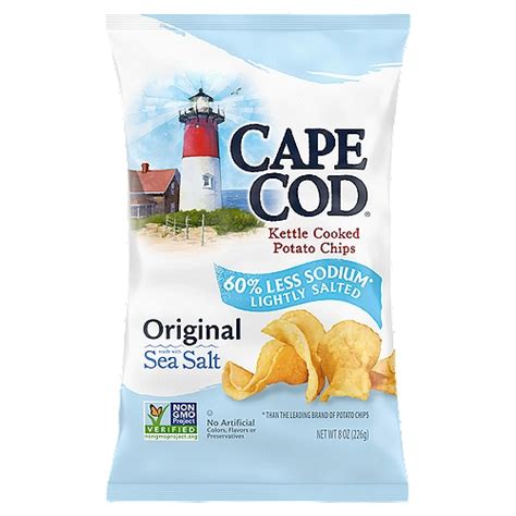 Cape Cod Potato Chips Lightly Salted Kettle Cooked Chips 8 Oz Fairway