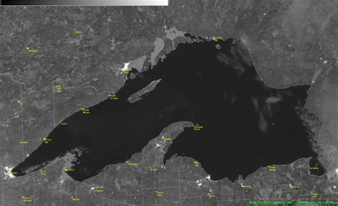 Clear Skies Over The Western Great Lakes Cimss Satellite Blog Cimss