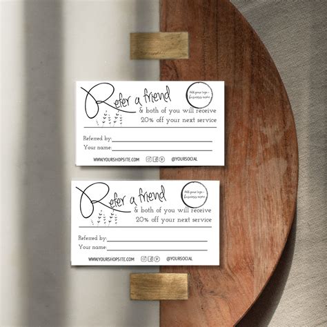 Referral Cards Templates