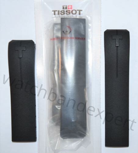 Original Tissot T Touch Expert T013420A Black Rubber Watch Band Strap