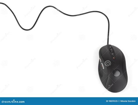 Computer Mouse And Cable Royalty Free Stock Photo Image 9809535