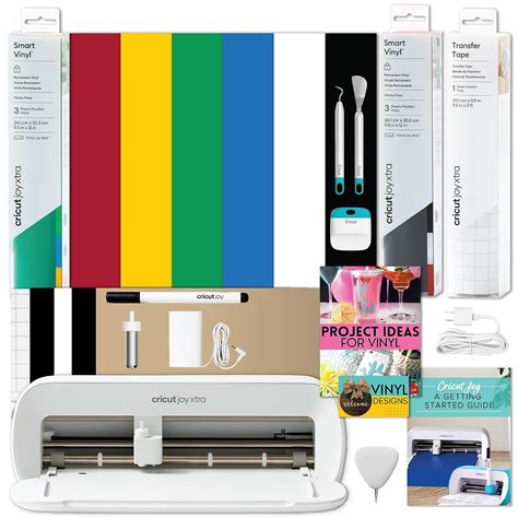 Cricut Joy Xtra Machine With Permanent Smart Vinyl Sampler Packs And