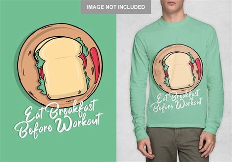 T Shirt Design With Sandwich Quote Graphic By Chairul Maarif