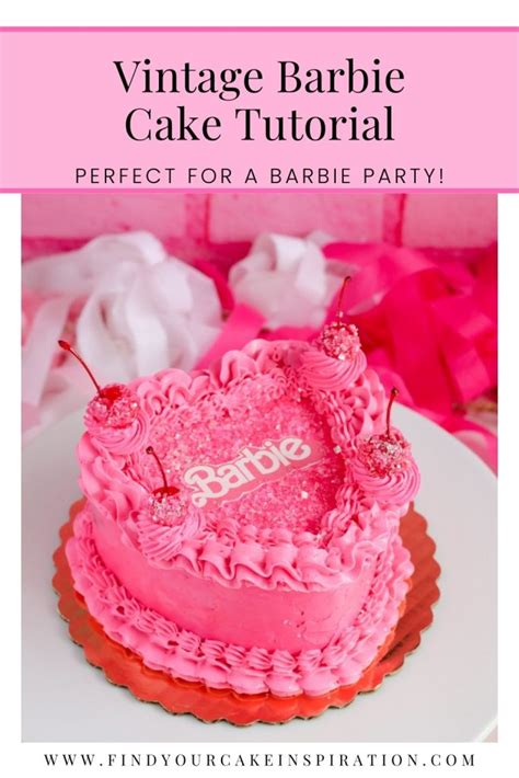 How To Make A Vintage Barbie Cake Find Your Cake Inspiration