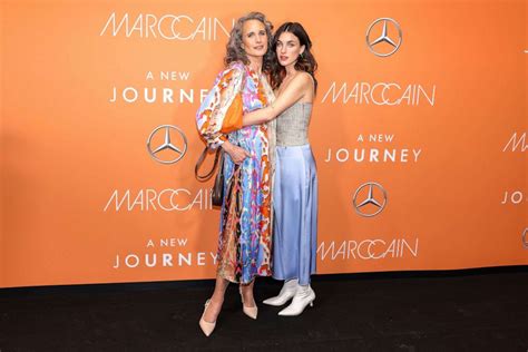 Andie MacDowell and her daughter Rainey Qualley hit fashion show - Good ...