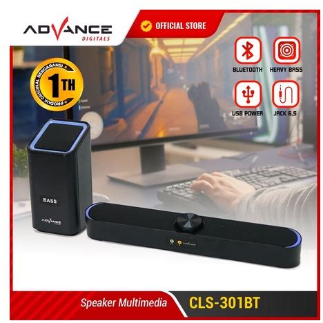 Jual Speaker Subwoofer Bluetooth Bass Advance Cls Bt Soundbar