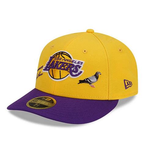 New Era Baseball Cap New Era 59fifty Staple Los Angeles Lakers 13099849 Basecap Cappy Gelblila