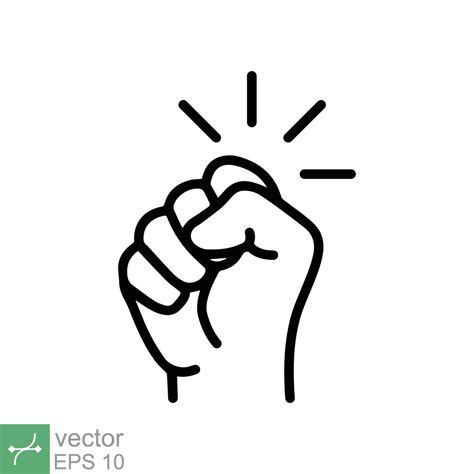 Hand Knocking On Door Icon Simple Outline Style Knock Touch Knuckle