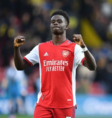 Bukayo Sakas Celebration Arsenal Secures Victory Over