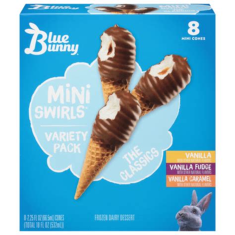 Blue Bunny Frozen Dairy Dessert The Classics Variety Pack Super Foods