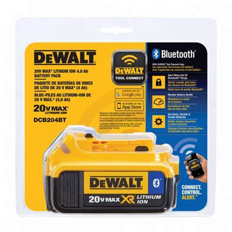 Dewalt Dcb204bt 20v Max Xr 40 Ah Li Ion Bluetooth Battery Betvictor