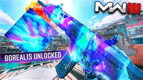 I Unlocked The Borealis Camo Mcw Nuke Youtube