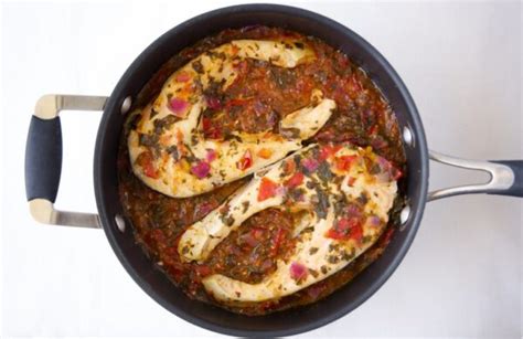 Sexy Salmon Cutlets Simmered With Tomato And Herbs Thefrypans