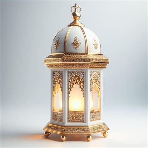 Premium Photo Modern 3d Realistic Arabic Ramadan Lantern