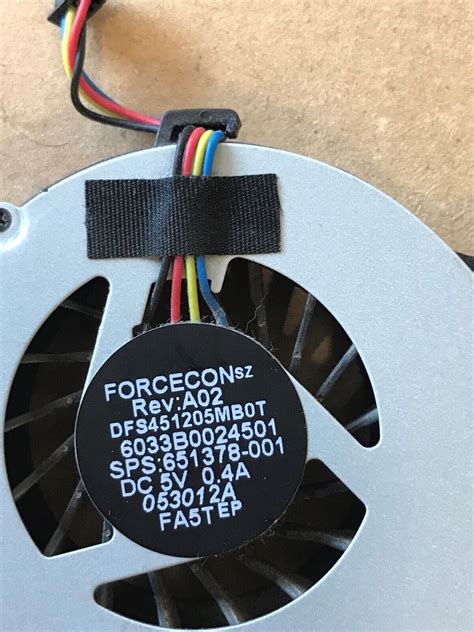 Original Hp Elitebook P P Cpu Cooling Fan