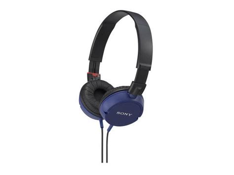 Sony Mdr Zx100blu Zx Series Stereo On Ear Headphones Blue Neweggca