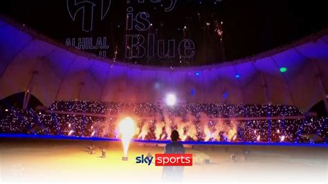 Neymar welcomed with fireworks and packed stadium in Riyadh | Video ...