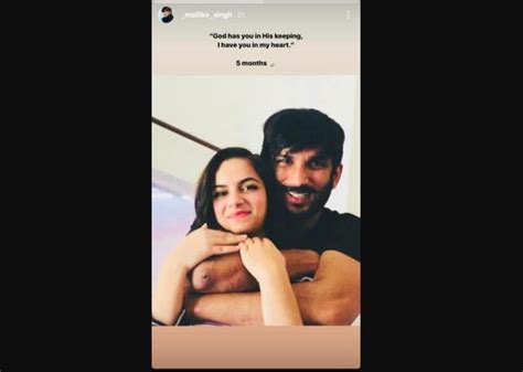 Sushant Singh Rajputs Niece Mallika Singh Posts Picture With Actor On