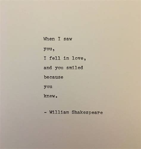 William Shakespeare Quote Hand Typed On An Antique Typewriter Etsy