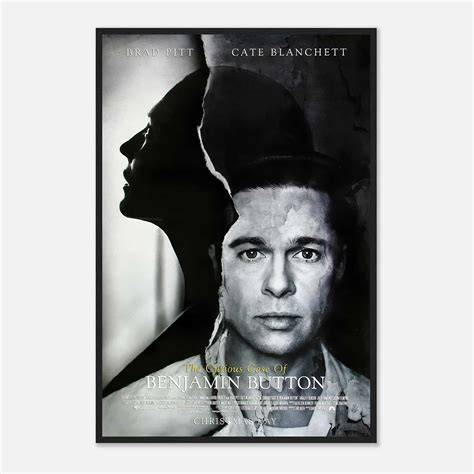 The Curious Case Of Benjamin Button Movie Poster Brad Pitt Classic