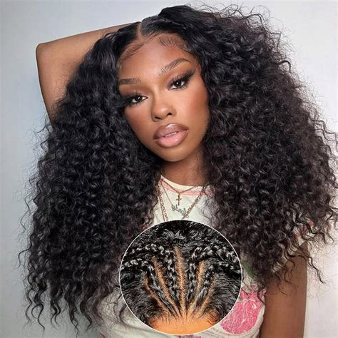 Amazon Wear And Go Glueless Wig Pre Cut Lace Water Wave Lace