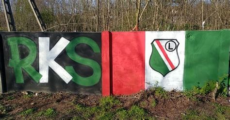 Nowe legijne graffiti Legia Zagłębie 229 legionisci