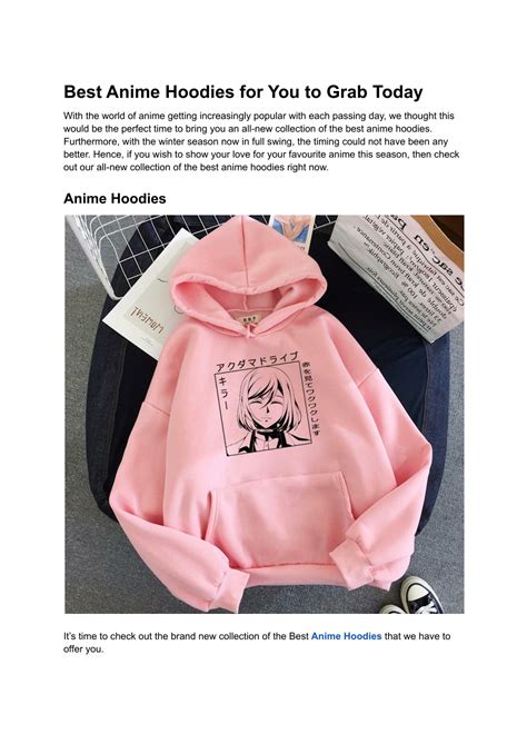 Ppt Best Anime Hoodies For You To Grab Today Powerpoint Presentation