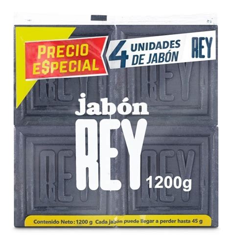 Jabon Rey En Barra 300 Gr X 4 Unidades Mercadolibre