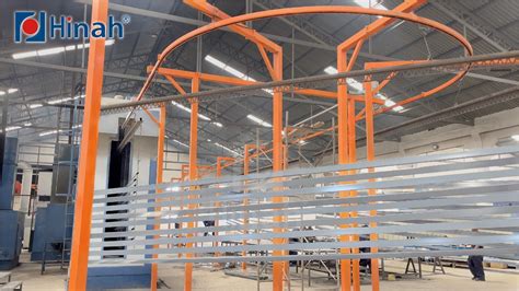 Aluminum Profiles Sheet Automatic Powder Coating Line Design To