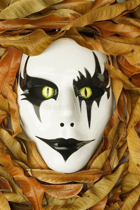 Masquerade Face Mask Scary Mask For Halloween With Hand Made Monster